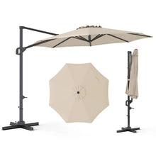 Load image into Gallery viewer, Tangkula 10ft Patio Umbrella with Aluminum Pole