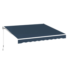 Load image into Gallery viewer, AECOJOY 13'×10' Manual Retractable Awning Sun Shade, Patio Awning Canopy