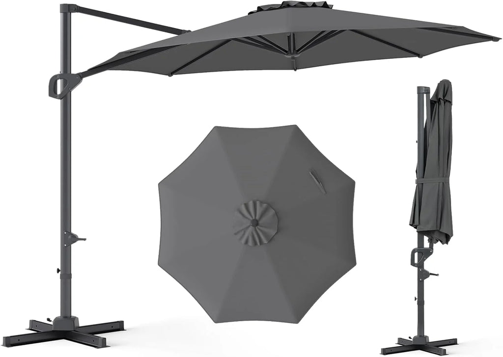 Tangkula 10ft Patio Umbrella with Aluminum Pole