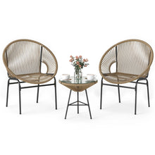 Load image into Gallery viewer, Tangkula 3 Piece Outdoor Patio Furniture Set