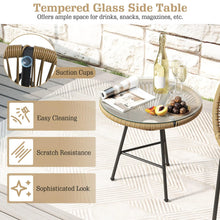 Load image into Gallery viewer, Tangkula 3 Piece Outdoor Patio Furniture Set