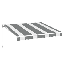 Load image into Gallery viewer, AECOJOY 13'×10' Manual Retractable Awning Sun Shade, Patio Awning Canopy
