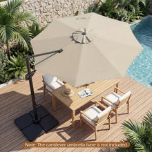 Load image into Gallery viewer, Tangkula 10ft Patio Umbrella with Aluminum Pole