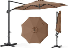 Load image into Gallery viewer, Tangkula 10ft Patio Umbrella with Aluminum Pole