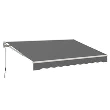 Load image into Gallery viewer, AECOJOY 13'×10' Manual Retractable Awning Sun Shade, Patio Awning Canopy