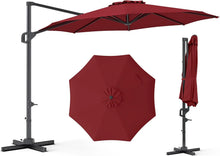 Load image into Gallery viewer, Tangkula 10ft Patio Umbrella with Aluminum Pole