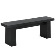 Load image into Gallery viewer, Fnova 48" Wooden Two - Person Backless Entryway Bench with Under - Bench Storage for Outdoor Garden, Living Room, Bedroom, Dining Room, Hallway