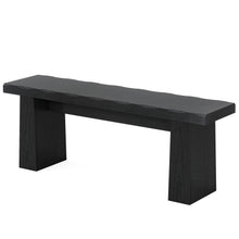 Load image into Gallery viewer, Fnova 48" Wooden Two - Person Backless Entryway Bench with Under - Bench Storage for Outdoor Garden, Living Room, Bedroom, Dining Room, Hallway