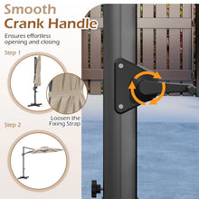 Load image into Gallery viewer, Tangkula 10ft Patio Umbrella with Aluminum Pole