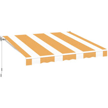 Load image into Gallery viewer, AECOJOY 13'×10' Manual Retractable Awning Sun Shade, Patio Awning Canopy