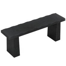 Load image into Gallery viewer, Fnova 48" Wooden Two - Person Backless Entryway Bench with Under - Bench Storage for Outdoor Garden, Living Room, Bedroom, Dining Room, Hallway