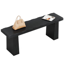 Load image into Gallery viewer, Fnova 48" Wooden Two - Person Backless Entryway Bench with Under - Bench Storage for Outdoor Garden, Living Room, Bedroom, Dining Room, Hallway